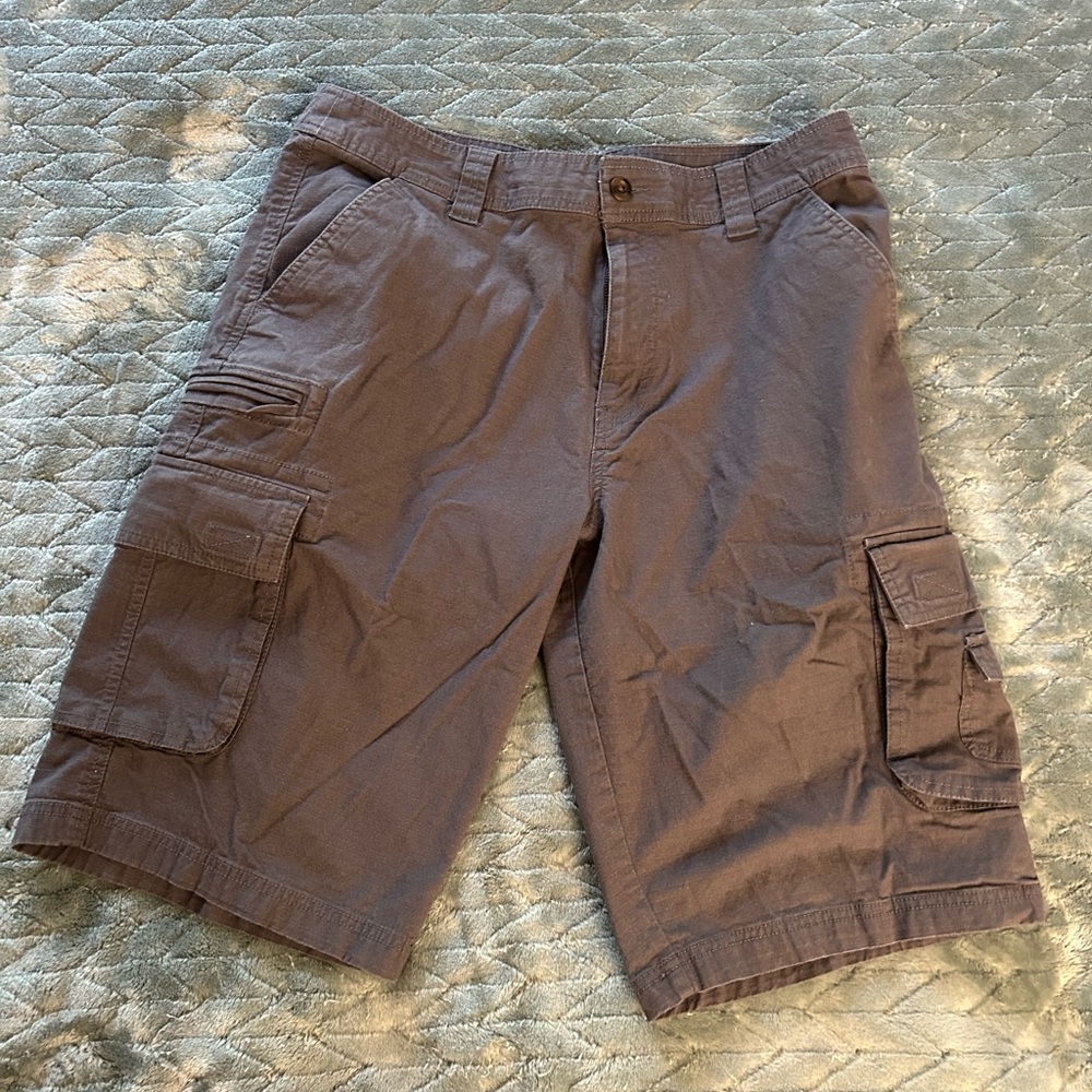 True Craft Men's Cargo Shorts - Dark Gray